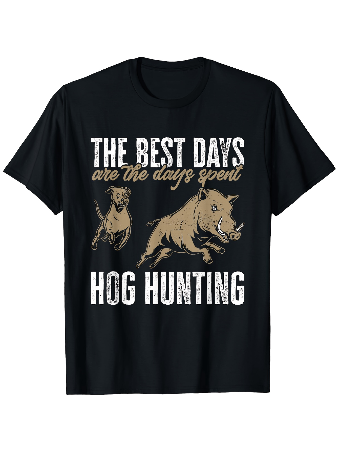 Wildman Hunting & Outdoor Reviews - Wild Hog Hunting Dog Print T-Shirt