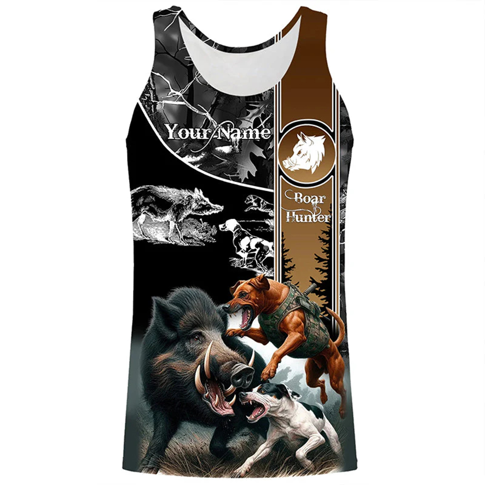 Custom Name Boar Hunter Tank T - Wildman Hunting & Outdoor Reviews recension och pris
