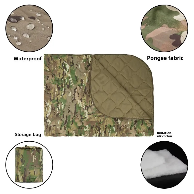 Camo Woobie Blanket Military P - Outdoor Hunting Blanket recension och pris