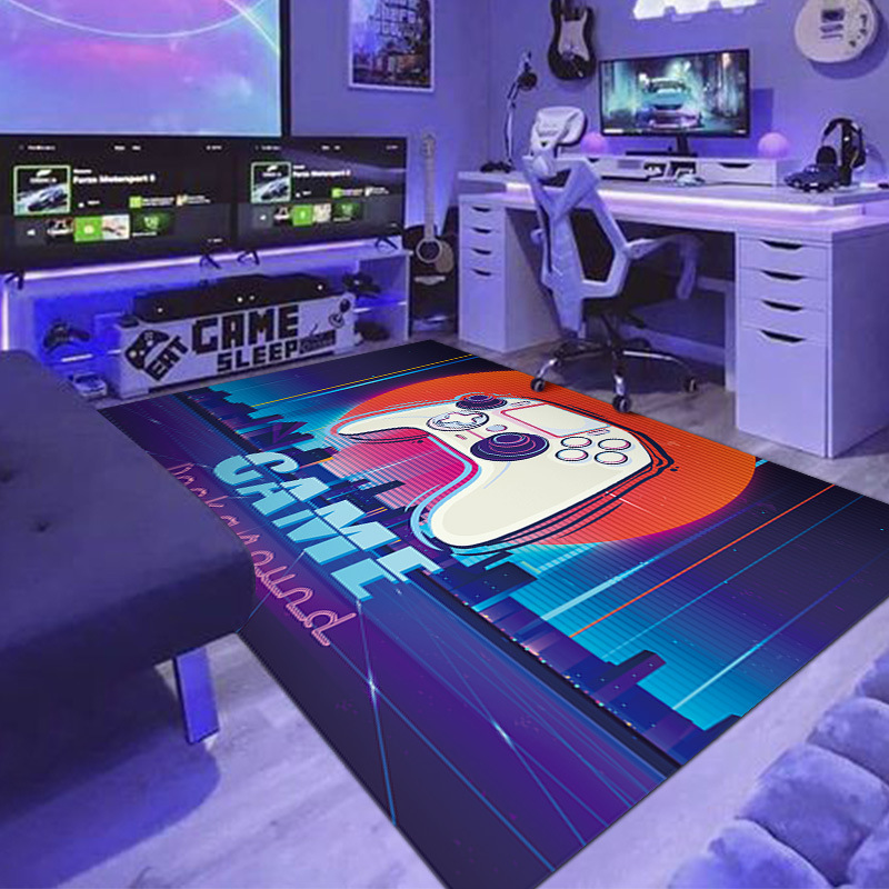 Funny Gamepad Area Rug I Pause - Hunting Outdoor Boys recension och pris
