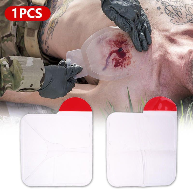 Square Medical Chest Seal Vent - Field Dressing Kit recension och pris