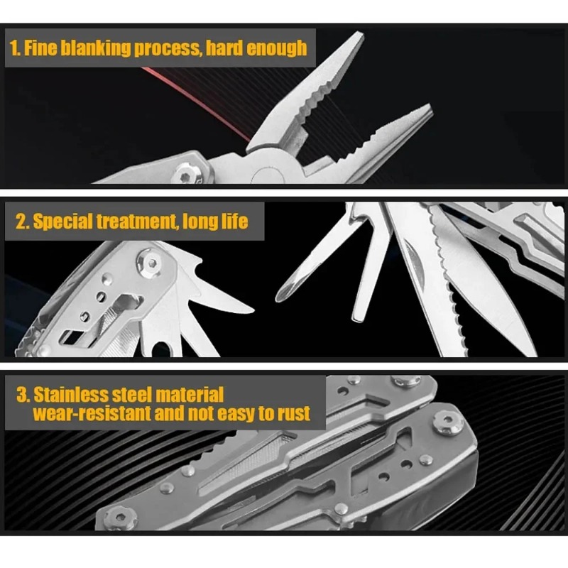 Multifunctional Folding Pliers - Outdoor Hunting News recension och pris
