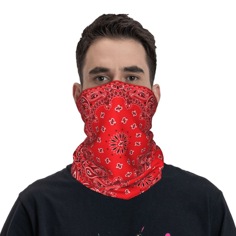 Red Paisley Art Bandana Patter - Outdoor Hunting Youtube recension och pris