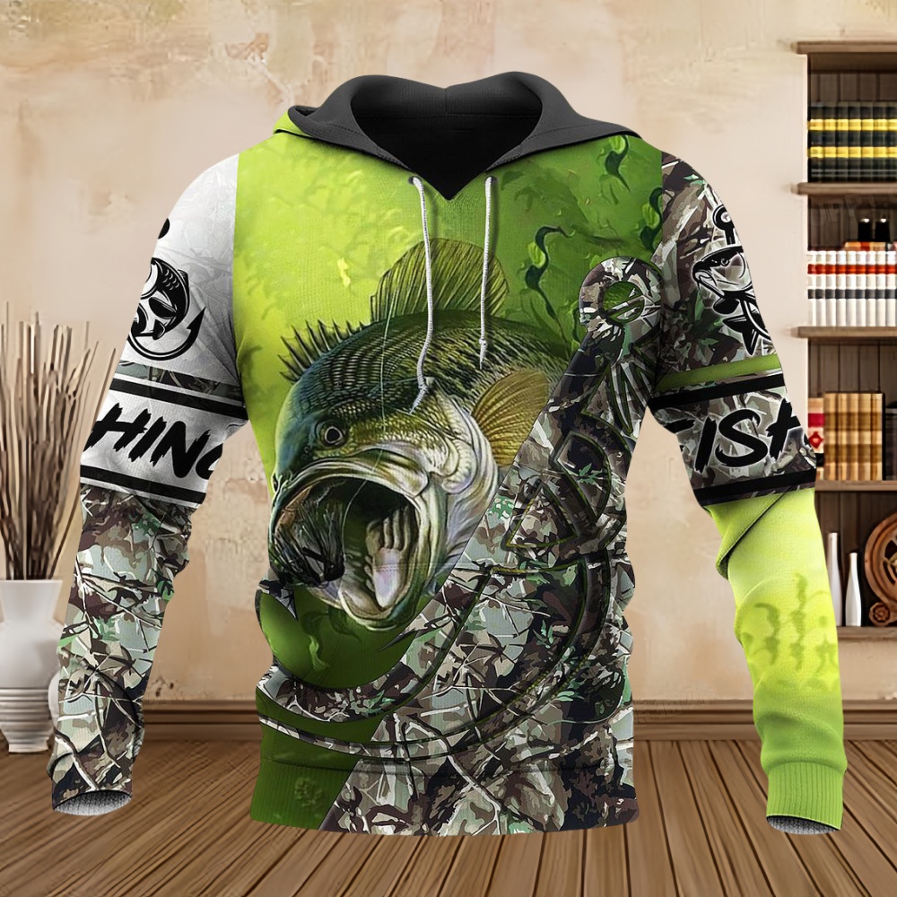 Wild Fishing Print 3D Casual H - Wildman Hunting & Outdoor Reviews recension och pris